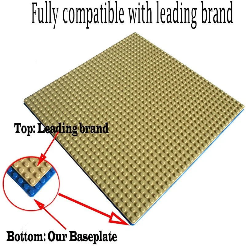 32x32x16x16 Dots Classic Base Plates MOC DIY Plastic Bricks Baseplates City Dimensions Building Blocks Figures Construction Toys Beauty World Shop