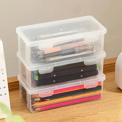 LOLEDE Pencil Cases Useful School Supplies Kawaii Stationery Organizer Bag Astethic Holster DIY Office Pen Box Kits Sacs Pen Box Beauty World Shop