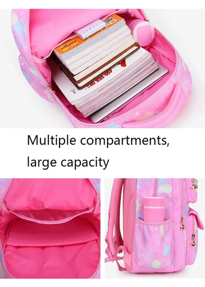 Teenage Girls School Bag Children Backpack Class Child Kids Back Pack Kawaii Bagpack Cute Women Rucksack Female Bolsas Portfolio Beauty World Shop