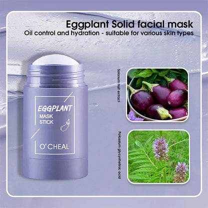 Solid facial mask Stick Green Tea Honey Peach Cleaning Pore Moisturizing Long Charcoal Eggplant Mud Film Beauty Trend Shop