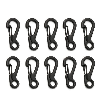 4/10Pcs Carabiner D-Ring Key Chain Spring Clips Mini Aluminium Alloy Hang Buckle Survival EDC Gear Outdoor Camping Keyring Tool Beauty World Shop