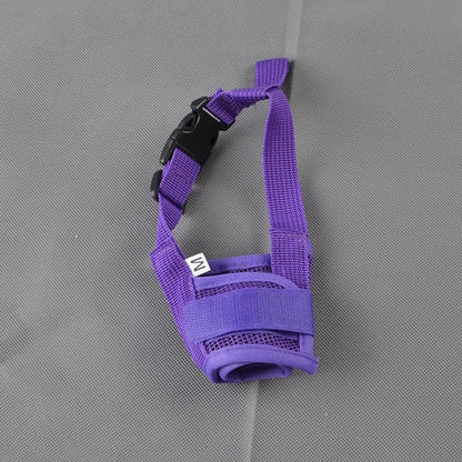 Anti Barking Dog Muzzle For Small Large Dogs Adjustable Mesh Breathable Pet Mouth Muzzles For Dogs Nylon Straps Dog Accessories Beauty World Shop