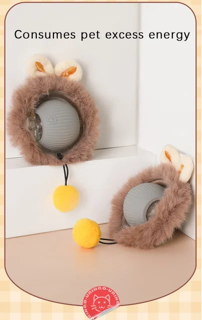 Cat toy ball fast rolling bag cat toy simulation hunting interactive hunting cover suitable for indoor play