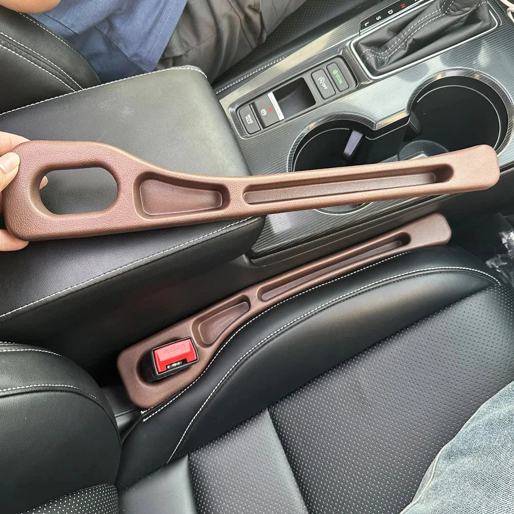 2Pcs Car Seat Gap Filler Seat Crevice Storage Box Bag Between Seats Console Organizer Decoration Interior Auto Accessories Beauty World Shop