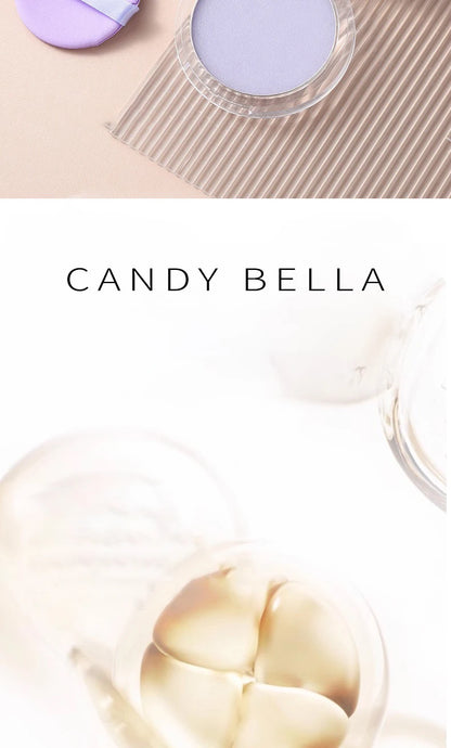 1PC Candy Bella Violet Cream To Powder Skin-friendly Skin Natural Face Long Lasting Oil-controlling Contouring Powder Cosmetics Beauty World Shop