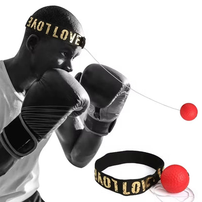 Headworn Speed Ball Boxing Magic Ball Reaction Ball Fight Training Coordination Ability Vent Fist Speed Precision Decompression Beauty World Shop