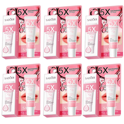 5X Niacinamide Plumping Lip Mask – Intense Hydration & Anti-Dryness for Soft, Pink Lips | Care Chapped Lips Overnig 10g/pc Beauty World Shop