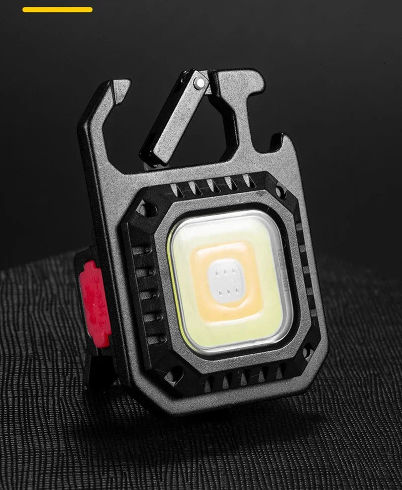 Mini LED Flashlight Magnetic COB Outdoor Camping Pocket Work Light 800 Lumens USB Rechargeable 7 Modes Spotlights Beauty World Shop