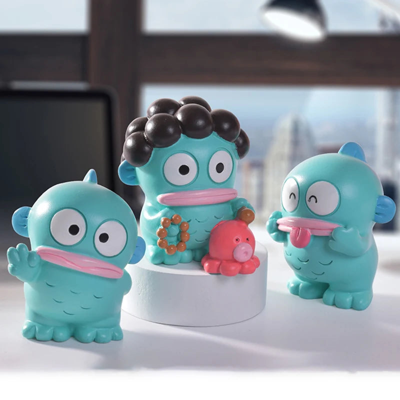 8pcs Mermaid Hangyodon Blind box Big Mouth Fish Anime Figure Desktop Decoration Student Surprise Gift Mystery Box Wholesale Beauty World Shop