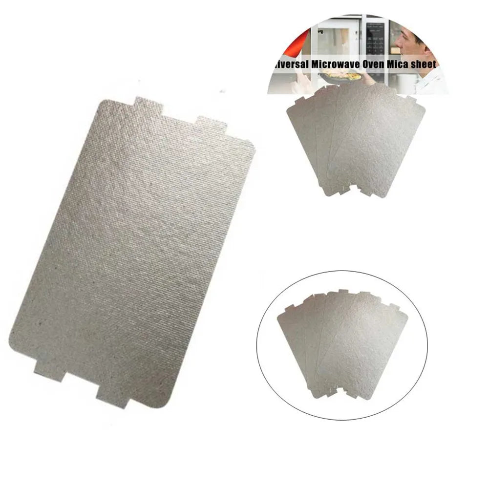 5pcs Universal Microwave Oven Mica Sheet Kitchen Accessories Wave Guide Waveguide Cover Sheet Plates 11.6 X 6.5cm Beauty World Shop