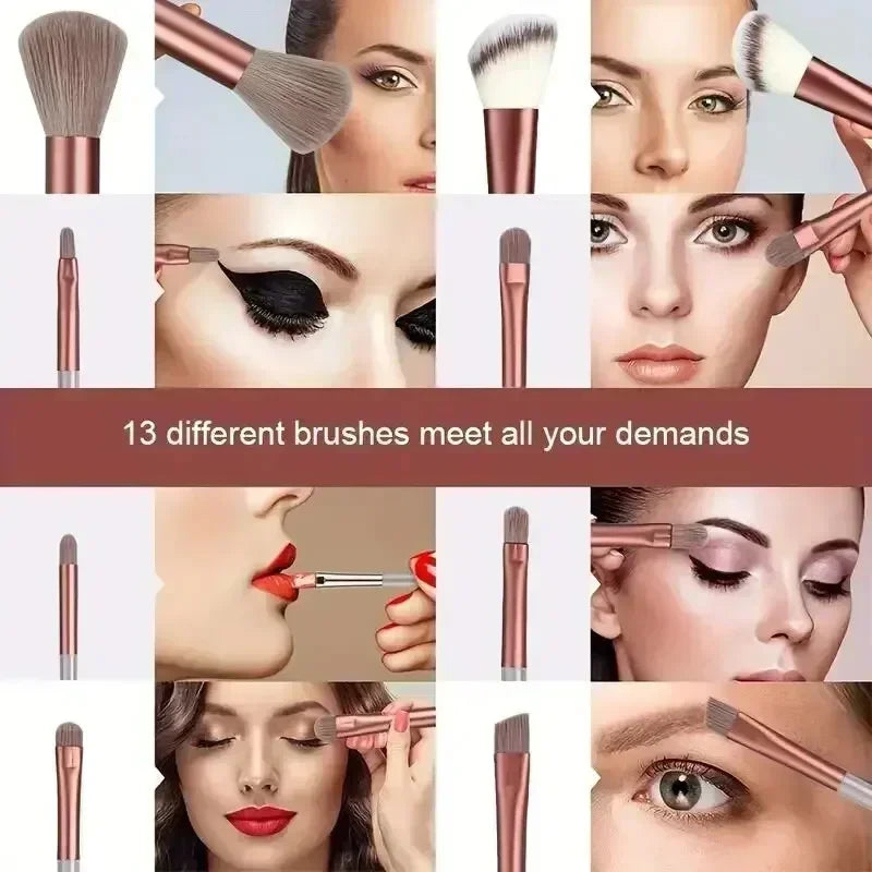 Makeup Brush Set Soft Fluffy Professiona Cosmetic Foundation Powder Eyeshadow Kabuki Blending Make Up Brush Beauty Tool Makeup Beauty World Shop