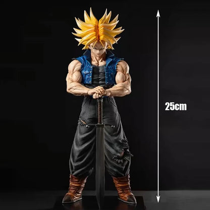 25cm/9.84in Anime Dragon Ball Z Trunks Figure Future Trunks Action Figures MPVC Statue Collection Model Toys for Children Gifts Beauty World Shop
