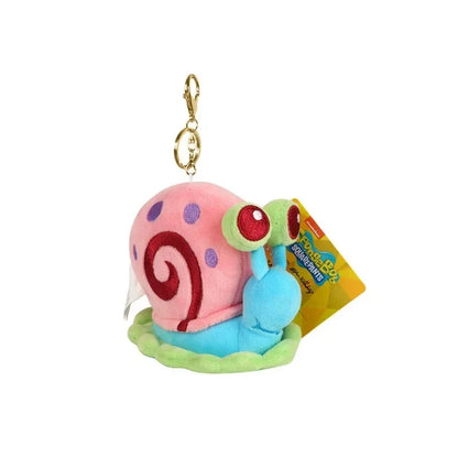 Kawaii Cartoon Spongebob Patrick Star Plush Toy Keychain Stitch Creative Gary Backpack Pendant Squidward Tentacles Friends Gifts Beauty World Shop