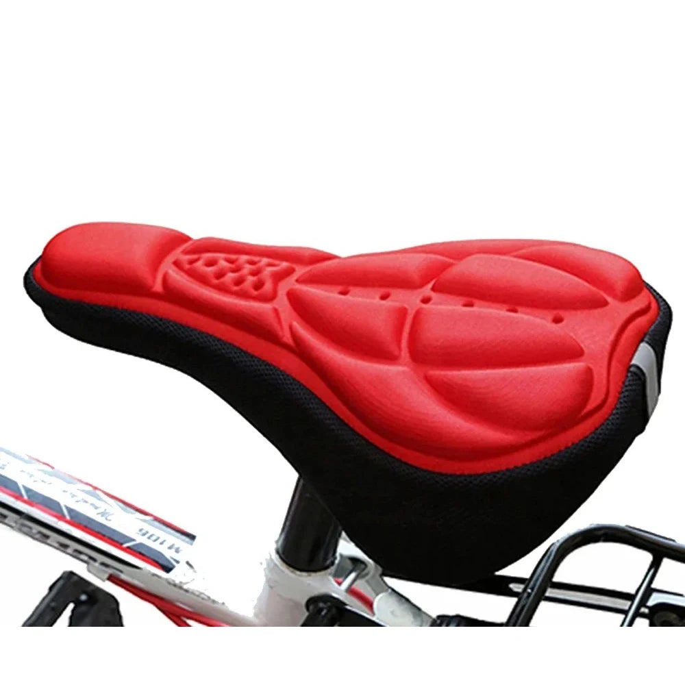 2025 Bicycle Saddle 3D Soft Cycling Seat Cover MTB Mountain Bike Thickene Sponge Pad Outdoor Breathable Cushion Bike Accessories Beauty World Shop