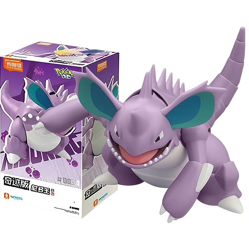 Blokees Pokemon Adventure Prologue Snorlax Cinderace Scyther Lucario Monster Action Figure Model Assembling Toys Birthday Gifts Beauty World Shop
