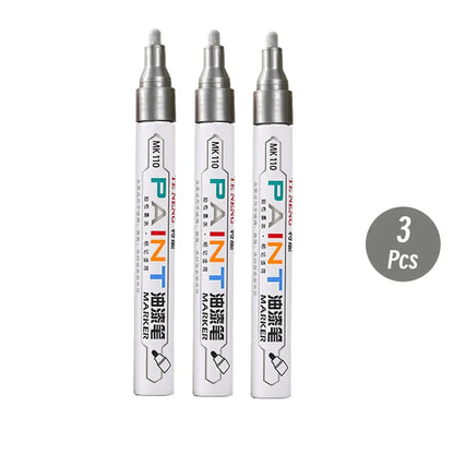 8 Colors Car Scratch Repair Paint Pen Quick Dry Touch Up Paint Repair Pen Waterproof Wheel Tyre Marker Auto Paint Marker Pens Beauty World Shop