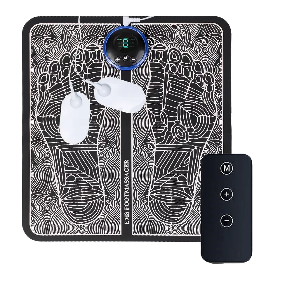 Electric Foot Massager Pad Muscle Massage Relaxation Trainer For Massage Fitness Outdoor Sport Home Family Relax Beauty World Shop