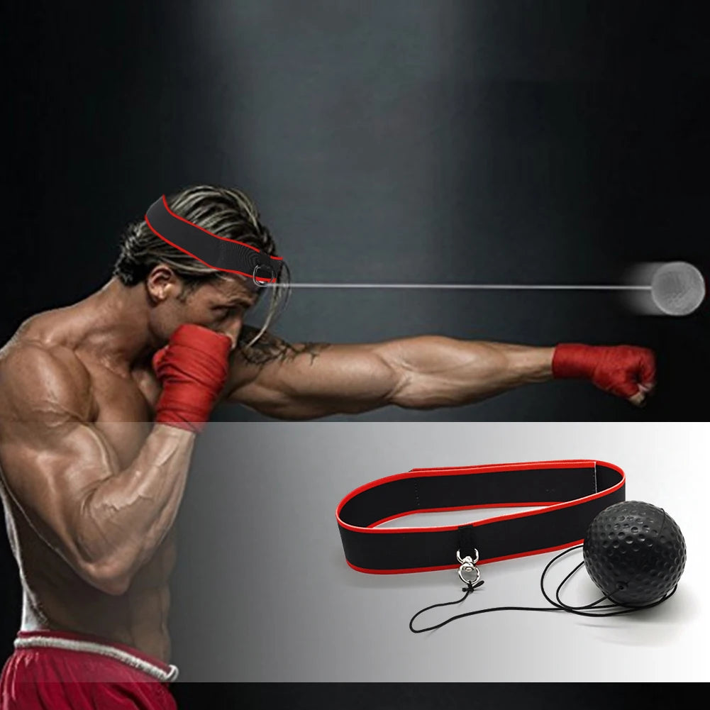 Boxing Training Ball Ultimate Reflex Ball Improve Speed with Adjustable Headband Kids Boxing Equipment Great for Reflex Accuracy Beauty World Shop