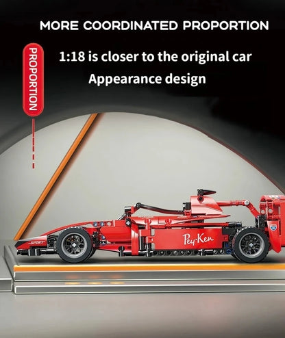 2025 Technical NEW F1 Racing Car Building Blocks Set MOC Model Kit DIY Assembly Bricks Creative Educational Toys For Children Beauty World Shop