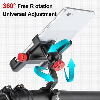 NEWBOLER MTB Phone Mount Stand Bicycle Holder 360° Rotatable Aluminum Adjustable Bike Phone Holder Non-slip Cycling Bracke Beauty World Shop
