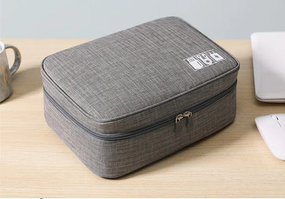 Travel Electronic Digital Storgage Bag Multi-Function Earphone Data Cable Charger Accessory Bag Multi-Layer Power Hard Disk Prot Beauty World Shop