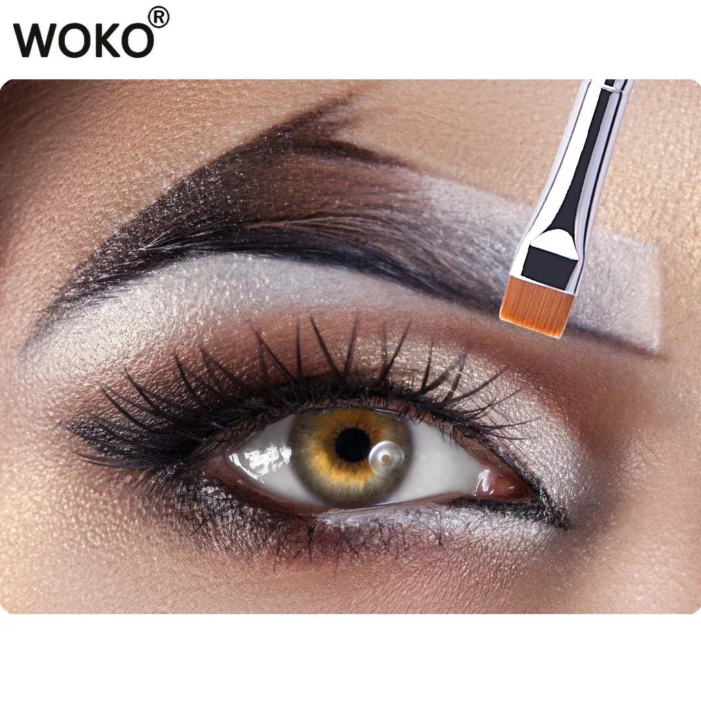 212 Flat Eyebrow Brush Ultrathin Eyebrow Makeup Brushes Flat Eyeliner Brush Thin Eye Liner Brow Contour Beauty Brush Tool Beauty World Shop