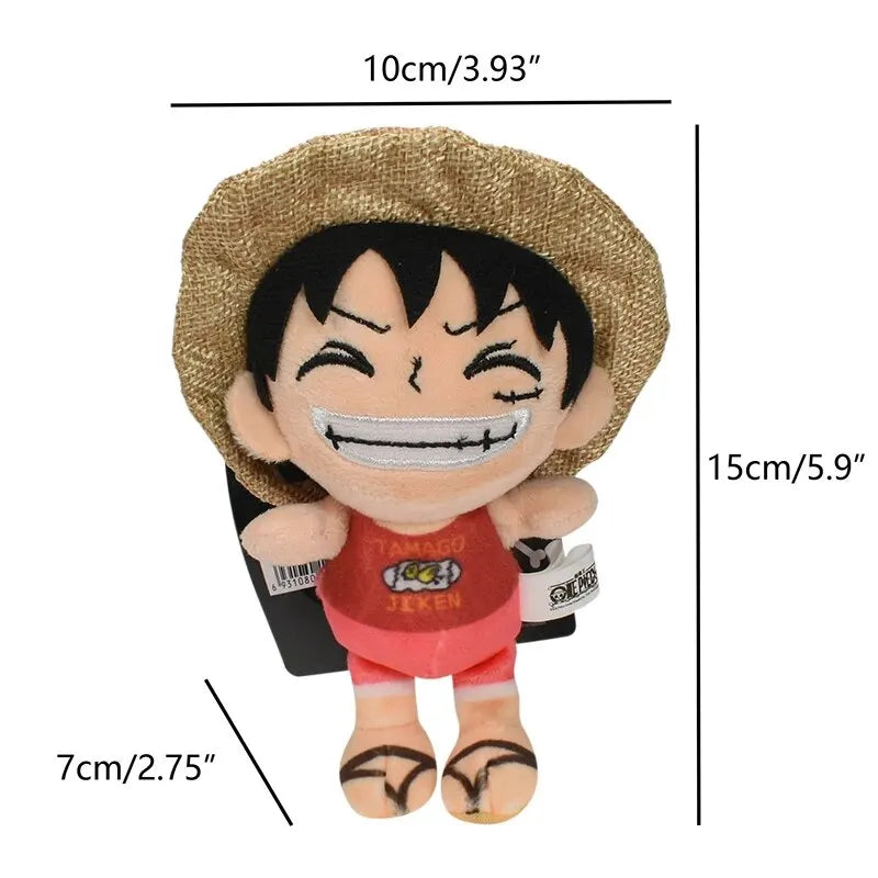 Monkey·D·Luffy Tony Tony Chopper Sabo Gum-Gum Toys Soft Stuffed Animals Cartoon Backpack Pendant Decoration Toy Birthday Gifts Beauty World Shop