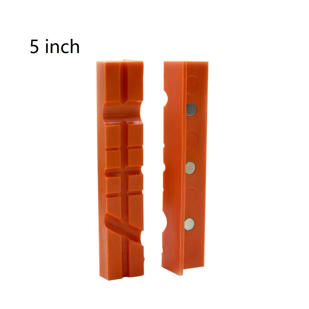 2pcs 4/5/6 Inch Magnetic Soft Pad Jaw Rubber For Metal Vise Bench Machine Tools For Metal Vise Bench Machine Tools Beauty World Shop