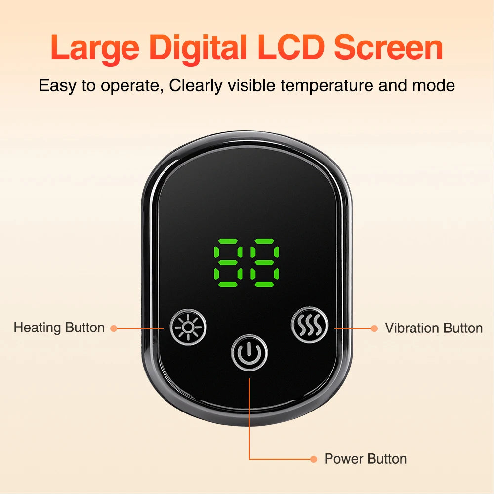 Cordless Heating Ankle Wrist Brace Vibration Massager Electric Hot Compress Massage Ankle Guard Wristband Hand Foot Protector Beauty World Shop