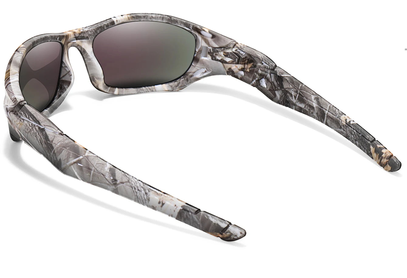 Polarized Fishing Sunglasses for Men Women Classic Camouflage Shades with UV Protection for Outdoor Driving Cycling Hiking Beauty World Shop