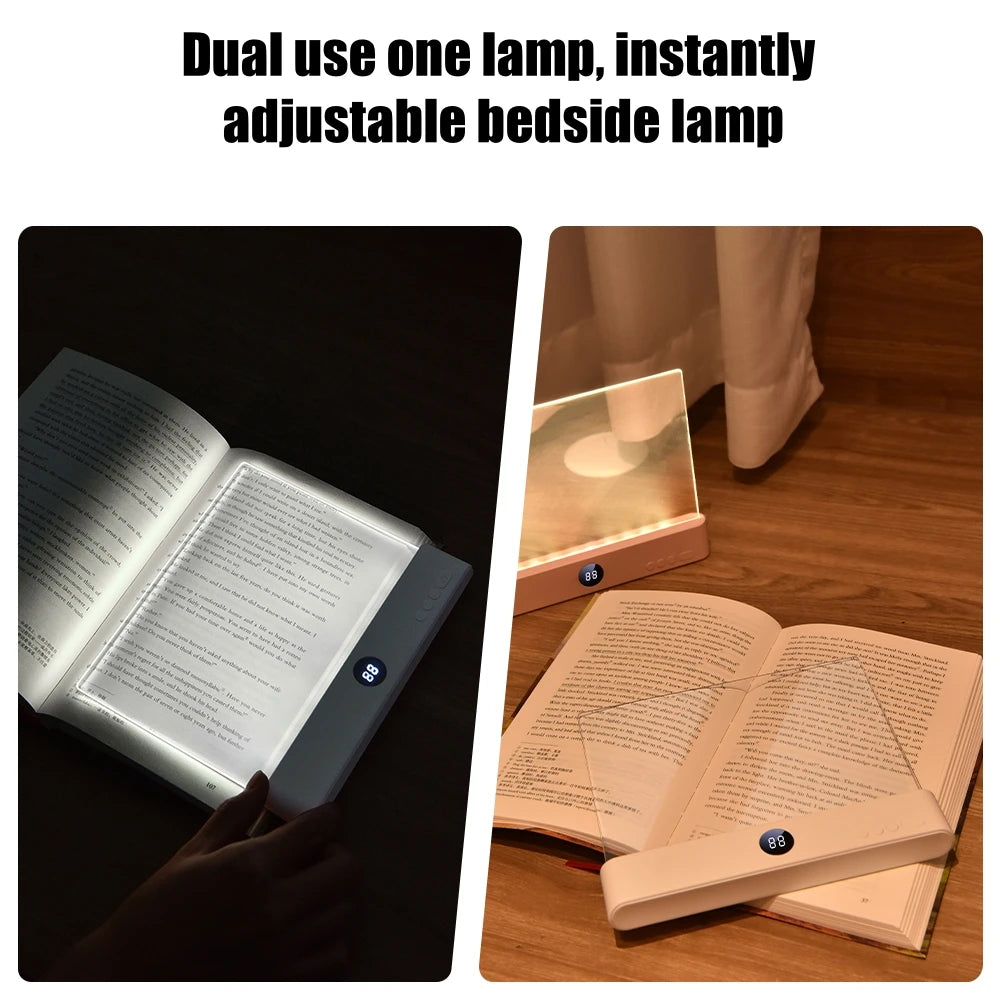 LED Flat Panel Night Vision Reading Light Eye Protection Reading Light Usb Charging Student Night Reading Lamp Book Lamp Indoor Beauty World Shop