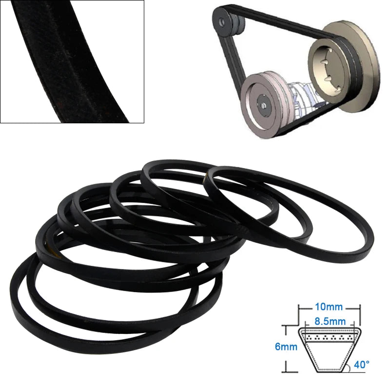 1PCS Z Type Agricultural Machinery V-Belt Industrial Triangle Belt 450mm-940mm Transmission Drive Belt Beauty World Shop