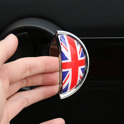 2PCS Car Door Wrist Handles Anti Scratches 3D Stereo Protective Sticker For BMW MINI ONE Cooper S CLUBMAN R55 R56 R60 R61 Decals Beauty World Shop