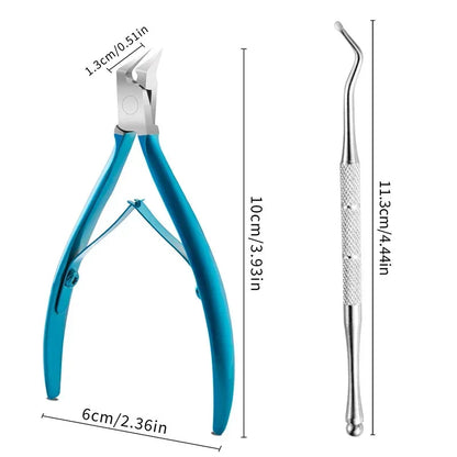 ‌Cuticle Scissors Stainless Steel Sharp Blade Durable Rust Free Nail Care Tool‌ Beauty Fashion