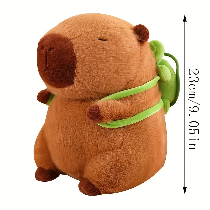 23cm Capybara Plush Simulation Capibara Anime Fluffty Toy Cute Doll Stuffed Animals Soft Doll Plush Christmas Thanksgiving Gift Beauty Fashion