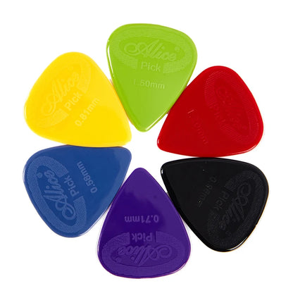 10pcs Alice Guitar Pick Non-slip Pick Nylon With Raised Surface Alice Guitar Finger Piece Non-slip Black And White Nylon Tuner Beauty World Shop
