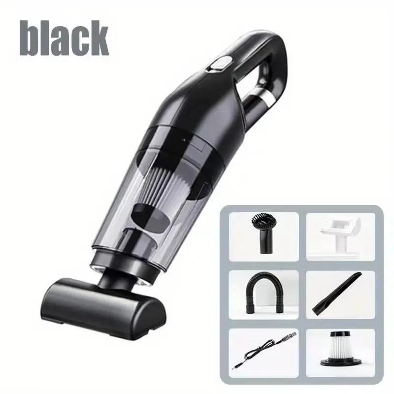 Handheld Home Vacuum Cleaner Rechargeable Portable Vacuum Cleaner Car Home Dual Purpose Wireless Dust Catcher Pet Hair 10000PA Beauty World Shop
