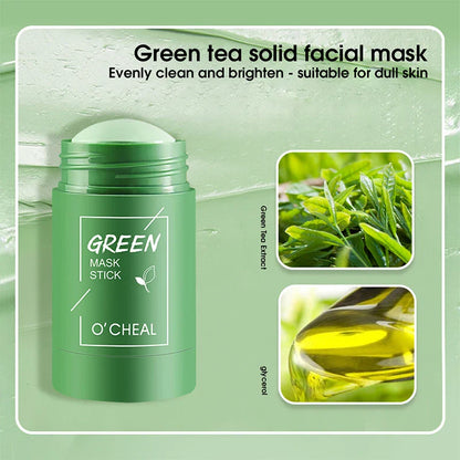 Solid facial mask Stick Green Tea Honey Peach Cleaning Pore Moisturizing Long Charcoal Eggplant Mud Film Beauty Trend Shop