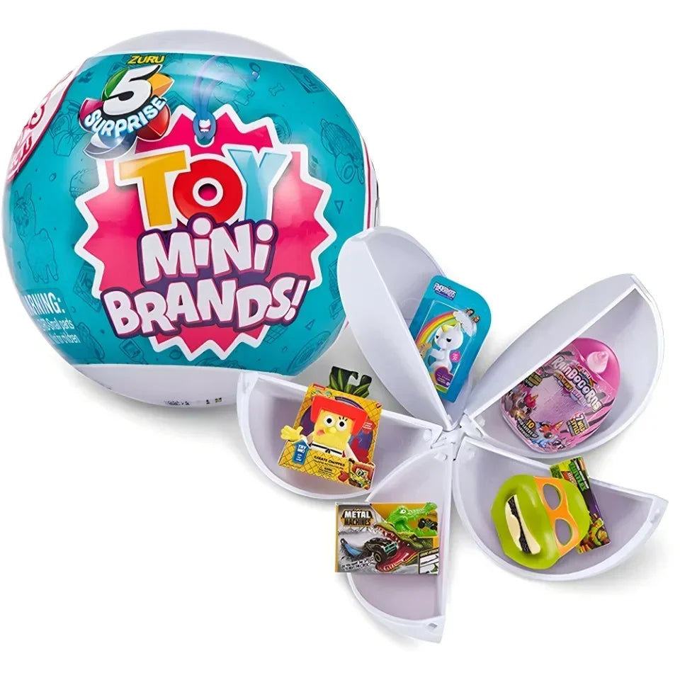 Zuru 5 Surprise Mini Brands Toys Zuru Mystery Blind Box Original Miniature Toy Childrens Surprise Blind Box Toy Gifts Cute Toys Beauty World Shop