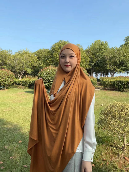 Good Stitch Stretchy Jersey Scarf Jersey Hijab Instant Hijab Plain Muslim Shawls Supplier Turban HeadWraps Foulard Femme Beauty World Shop