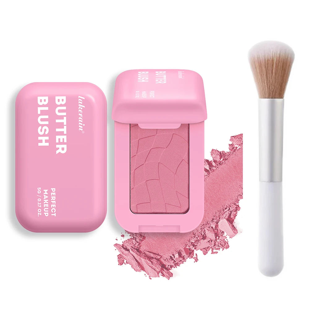 Professional Makeup Powder Blush 12HR Wear Vegan Formula Blusher Makeup Blush in Bar Cosmetics Palette Powder Pink Cream Face Beauty World Shop