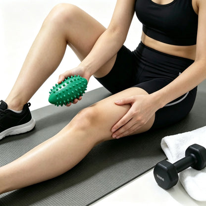 1PC Spiky Foot Massage Ball Yoga Workout Ball Portable Daily Tool for Regular Muscle Rubbing During Fitness Sessions Beauty World Shop