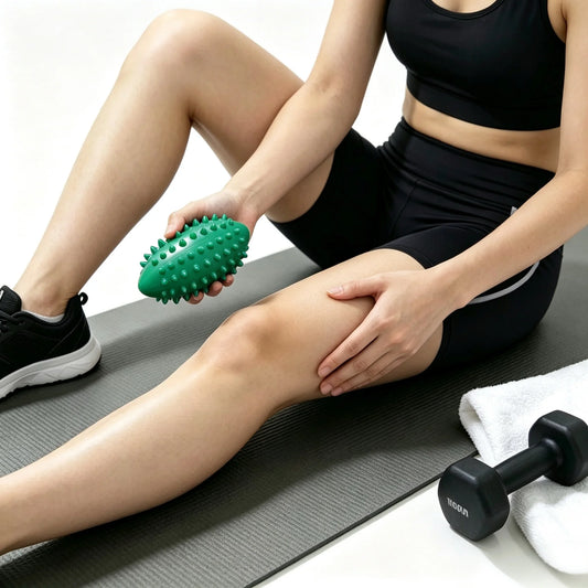 1PC Spiky Foot Massage Ball Yoga Workout Ball Portable Daily Tool for Regular Muscle Rubbing During Fitness Sessions Beauty World Shop