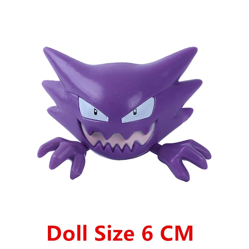 New 4-9CM Pokemon Cartoons Movie Anime Figure Gengar Pikachu Eevee Dragon Pet Action Figure Model Toy Christmas Gift Buy in bulk Beauty World Shop