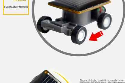 Solar Power Mini Sports Car Smaller Solar Power Project Car Mini Toy Car Educational Gadget Kids Gift Funny Racer Beauty World Shop