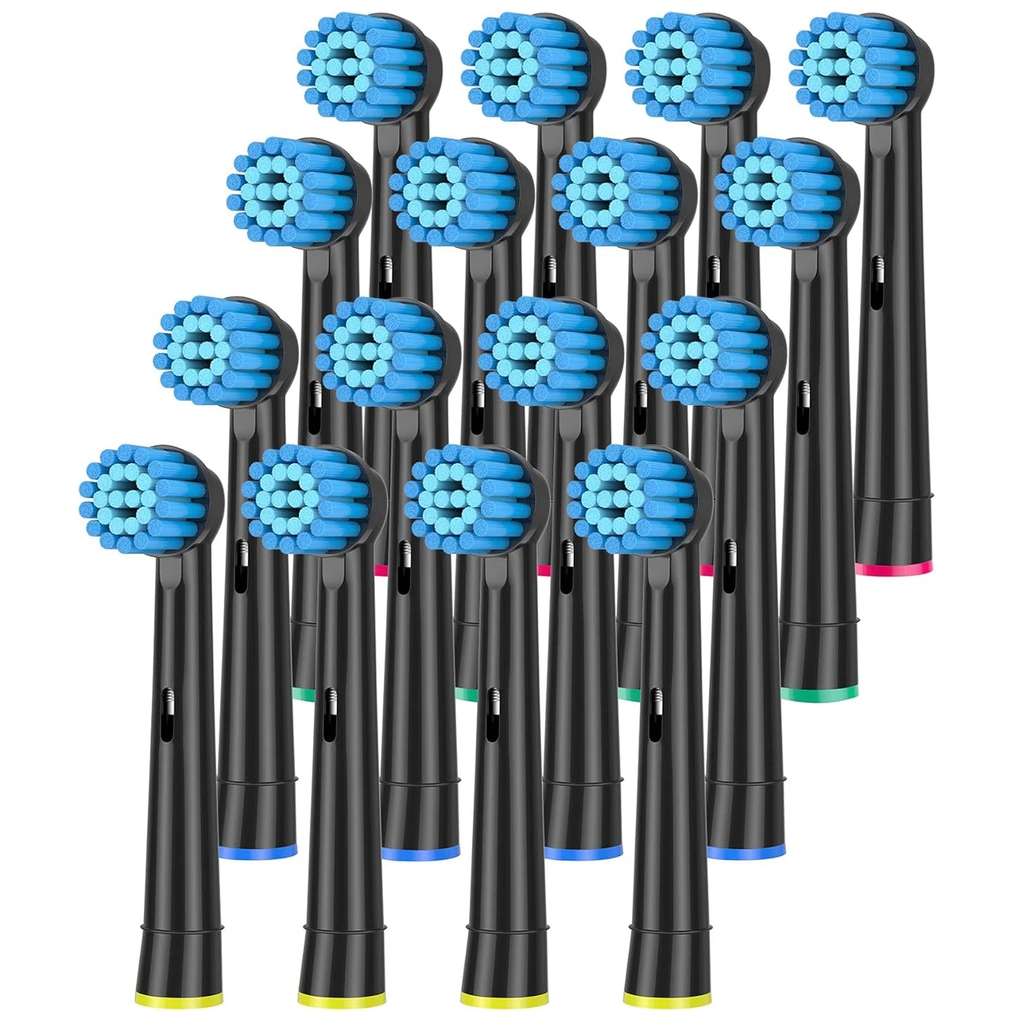 4/8/12/16/20 Pack Sensitive Gum Care Soft Bristle Replacement Brush Heads Compatible with Oral b Braun Electric Toothbrush Beauty World Shop