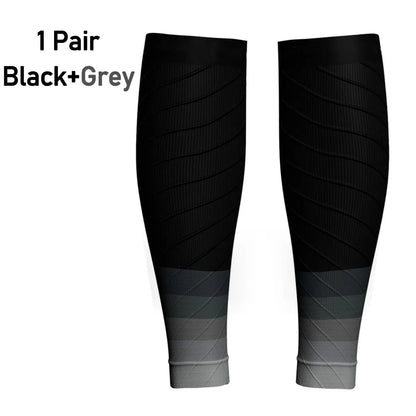 1Pair Calf Support Compression Sleeves for Women Men Running 20-30mmHg Footless Leg Socks Outdoor Sports Marathon Beauty World Shop