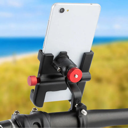NEWBOLER MTB Phone Mount Stand Bicycle Holder 360° Rotatable Aluminum Adjustable Bike Phone Holder Non-slip Cycling Bracke Beauty World Shop