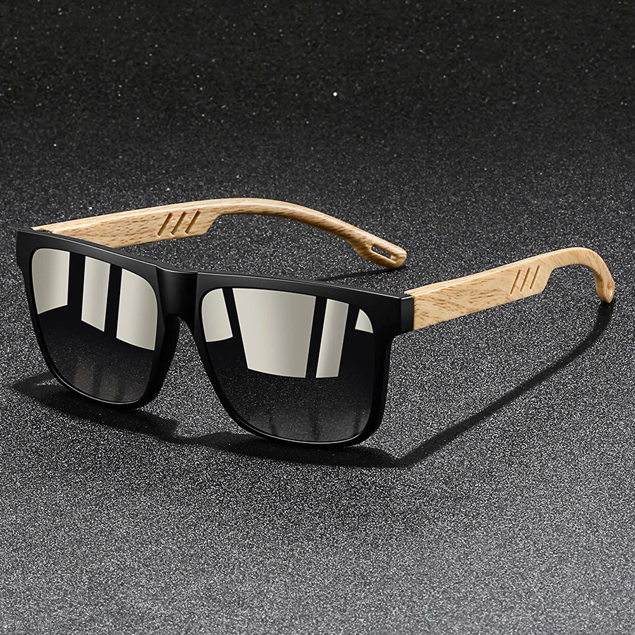 Fashion Vintage Square Square Frame Sunglasses Men Women Fishing Driving Man Luxury Brand Designer Sun Glasses  Eyewear Beauty World Shop