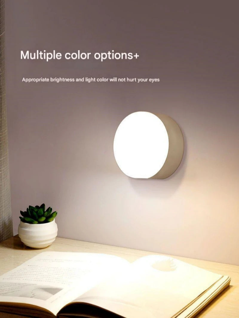 New dormitory night light bedside light learning desk lamp eye protection charging energy-saving button magnetic student light w Beauty Fashion